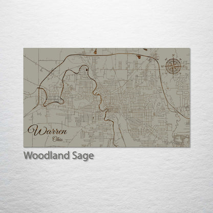 Warren, Ohio Street Map