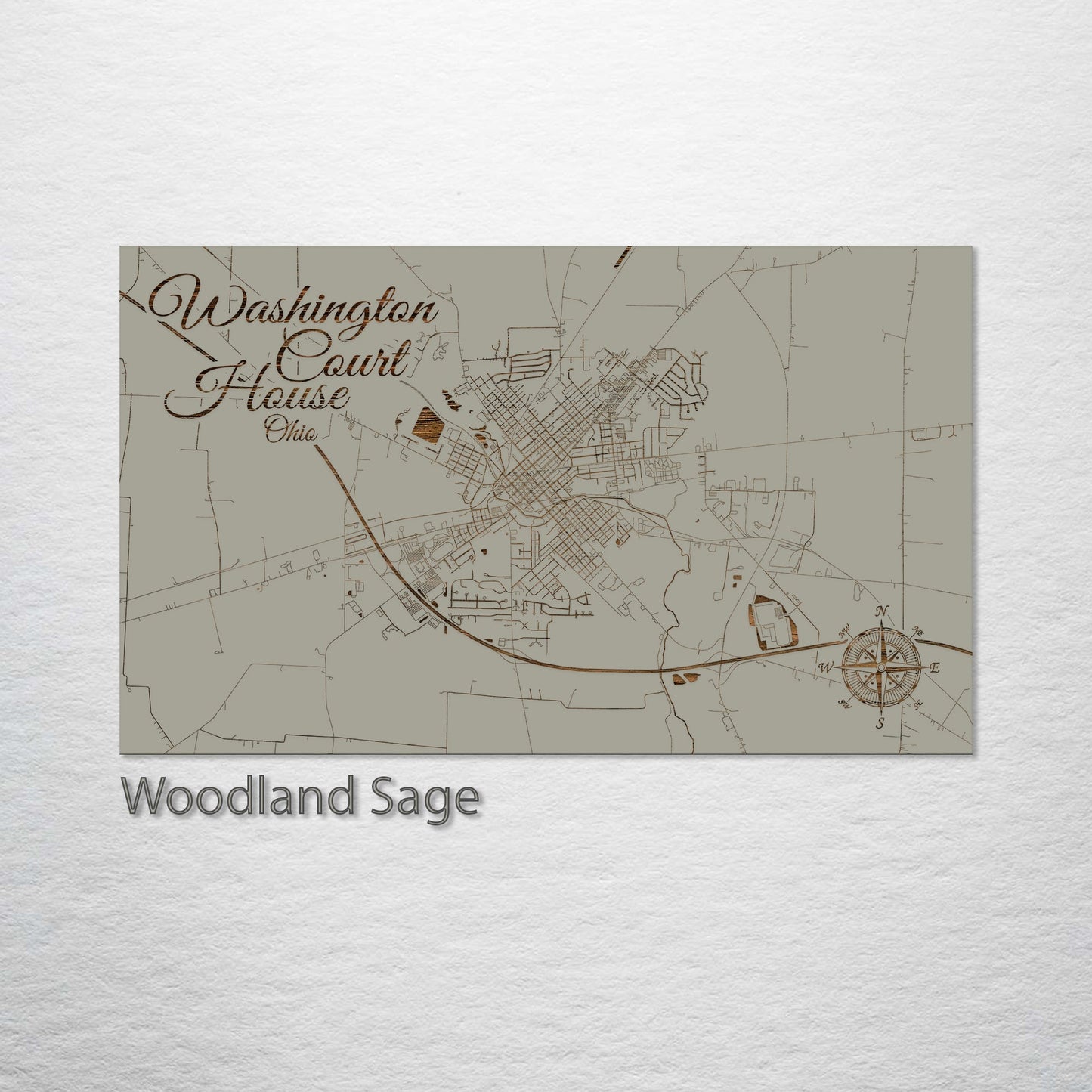 Washington Court House, Ohio Street Map