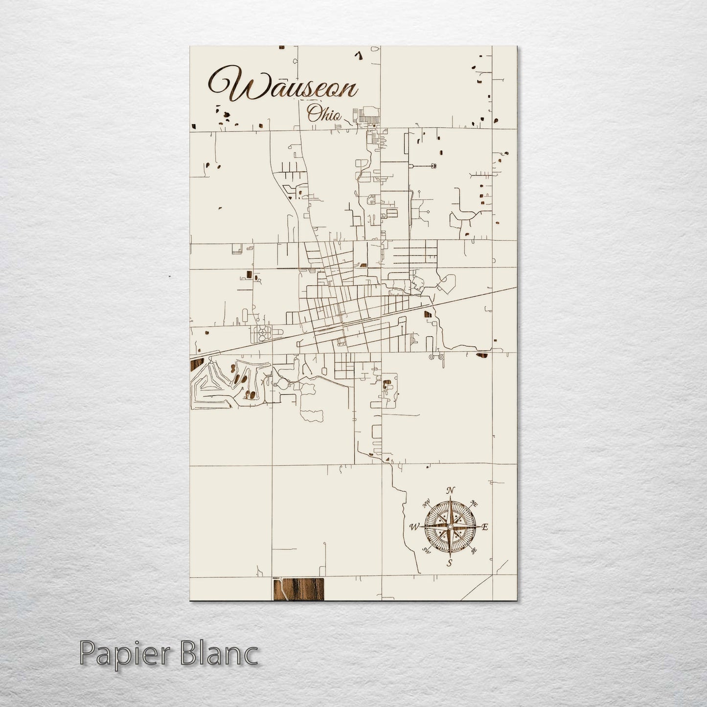 Wauseon, Ohio Street Map