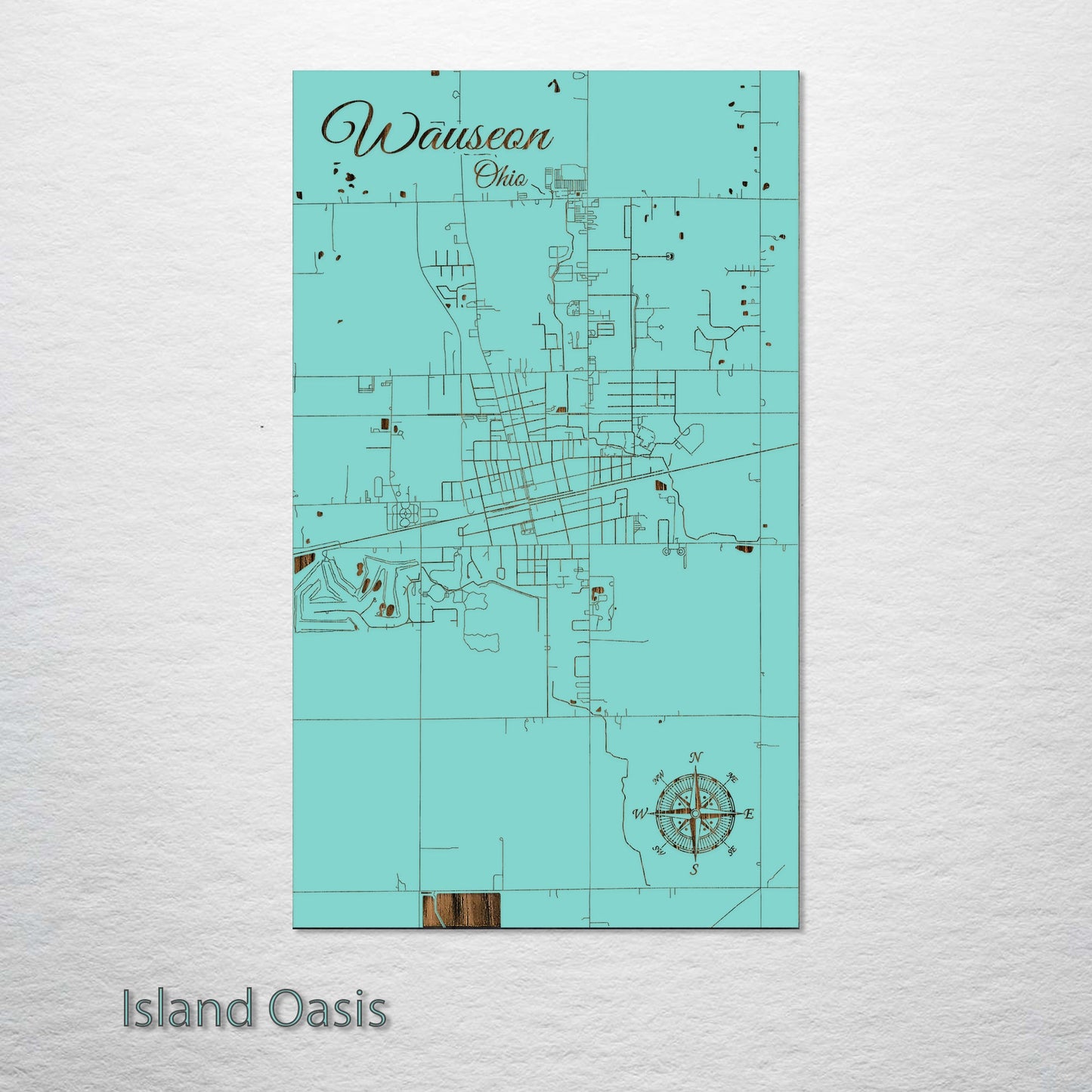 Wauseon, Ohio Street Map