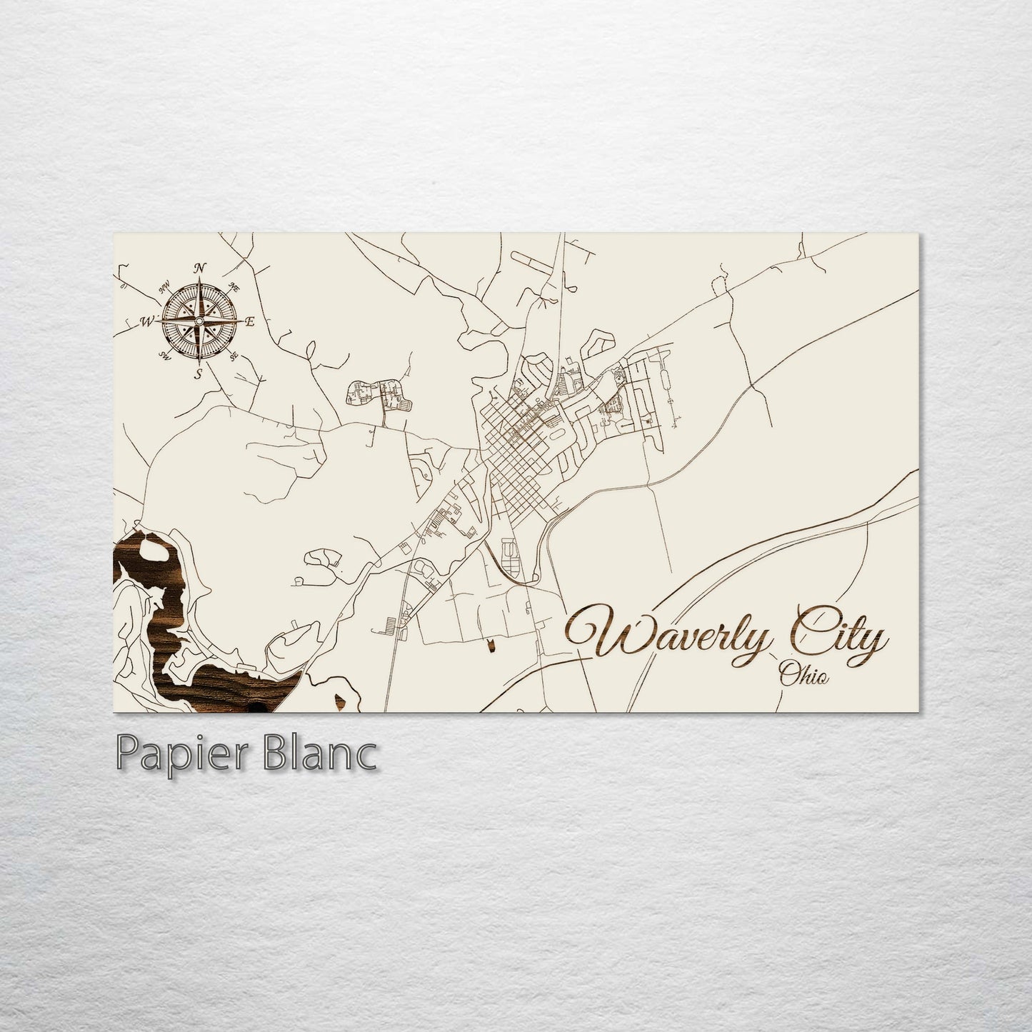 Waverly City, Ohio Street Map