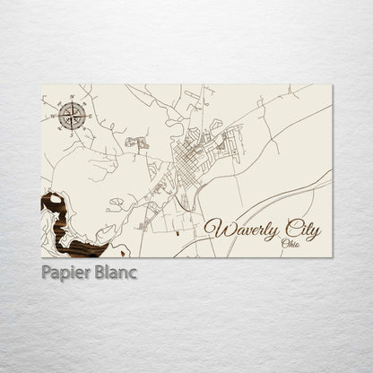 Waverly City, Ohio Street Map