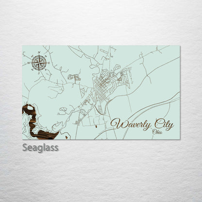 Waverly City, Ohio Street Map