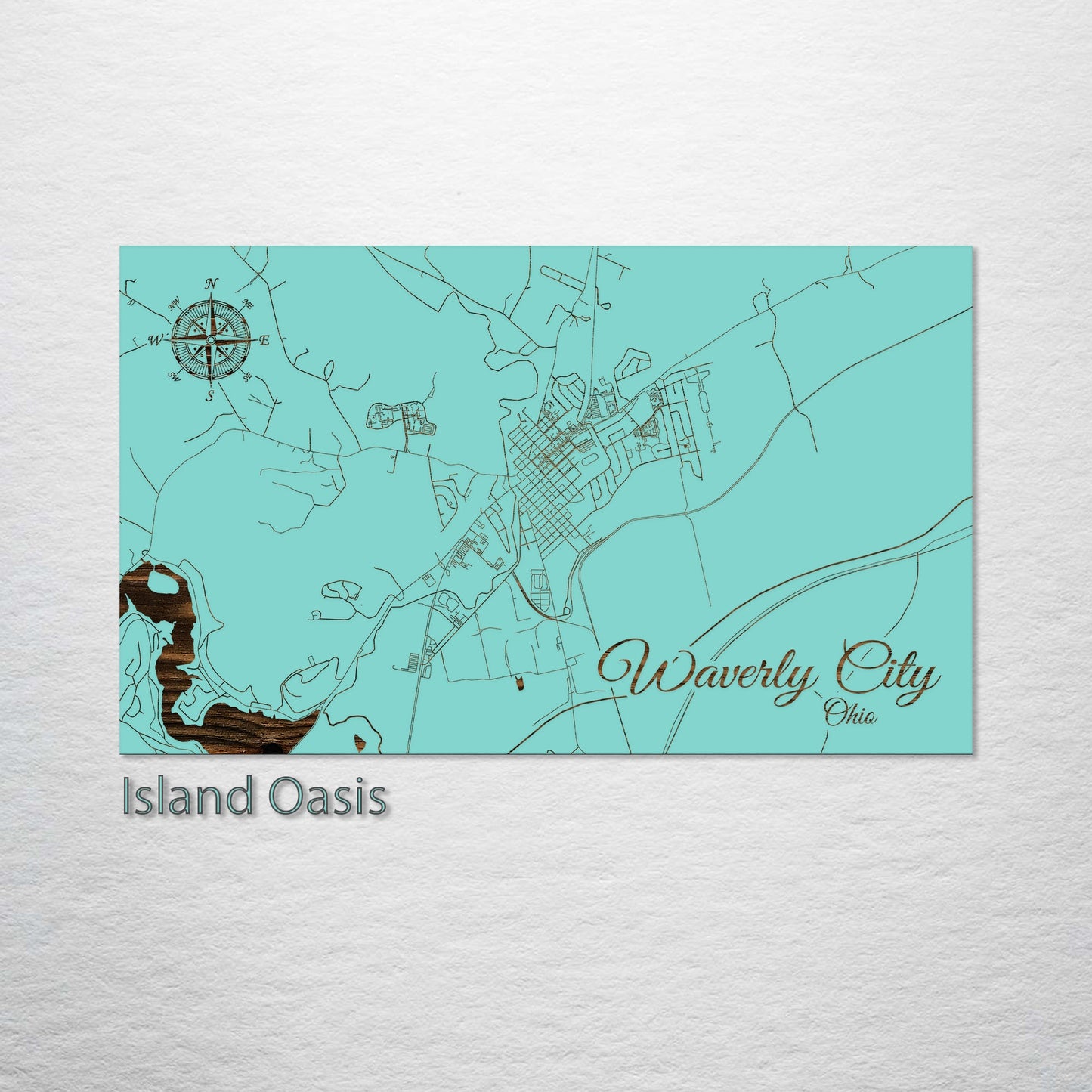 Waverly City, Ohio Street Map