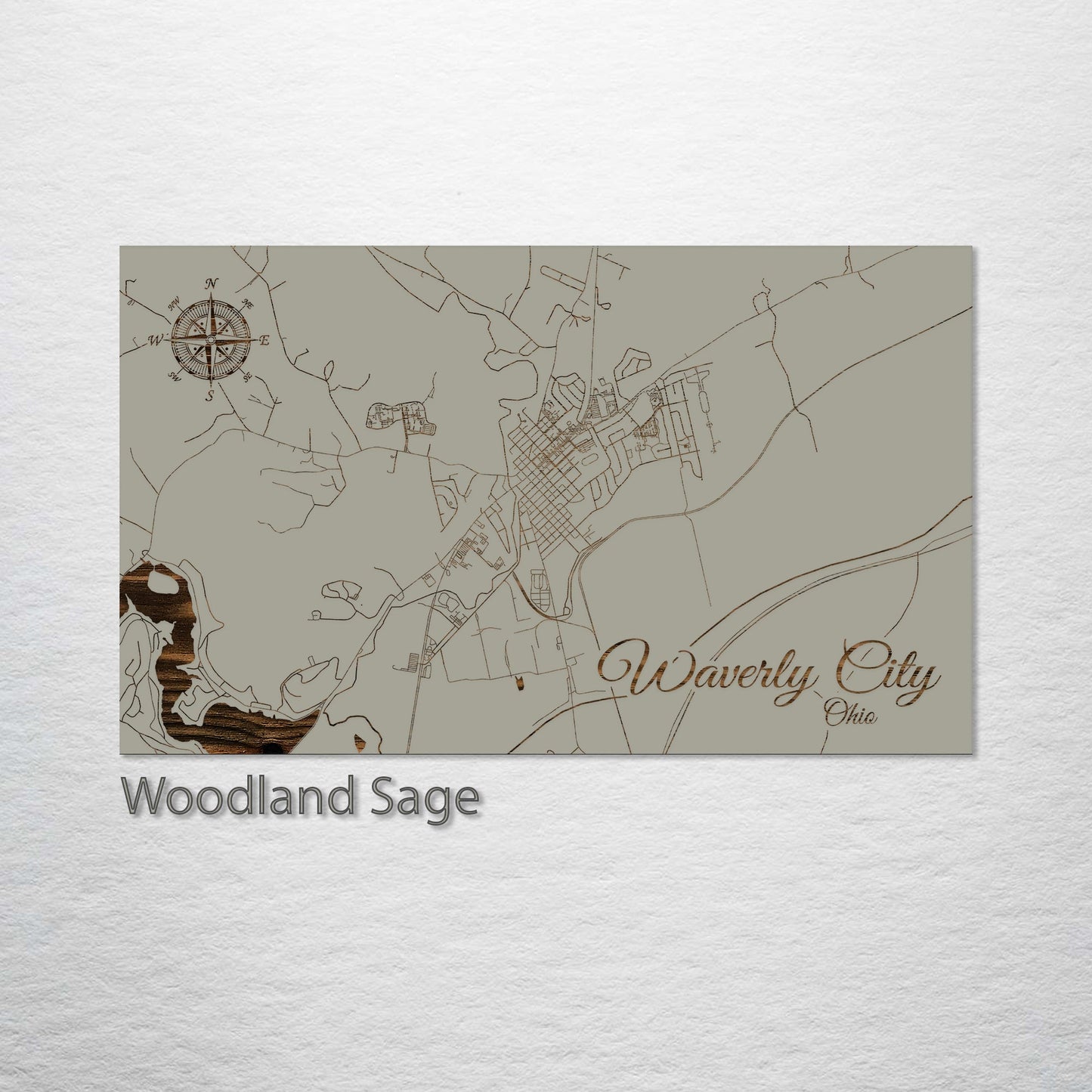 Waverly City, Ohio Street Map