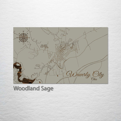 Waverly City, Ohio Street Map