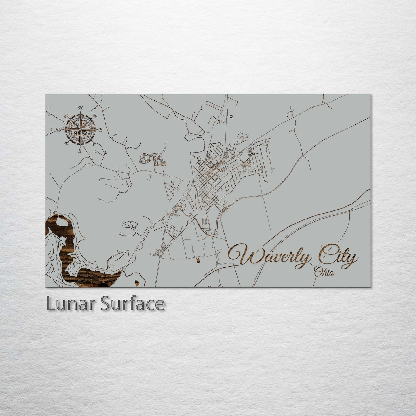 Waverly City, Ohio Street Map