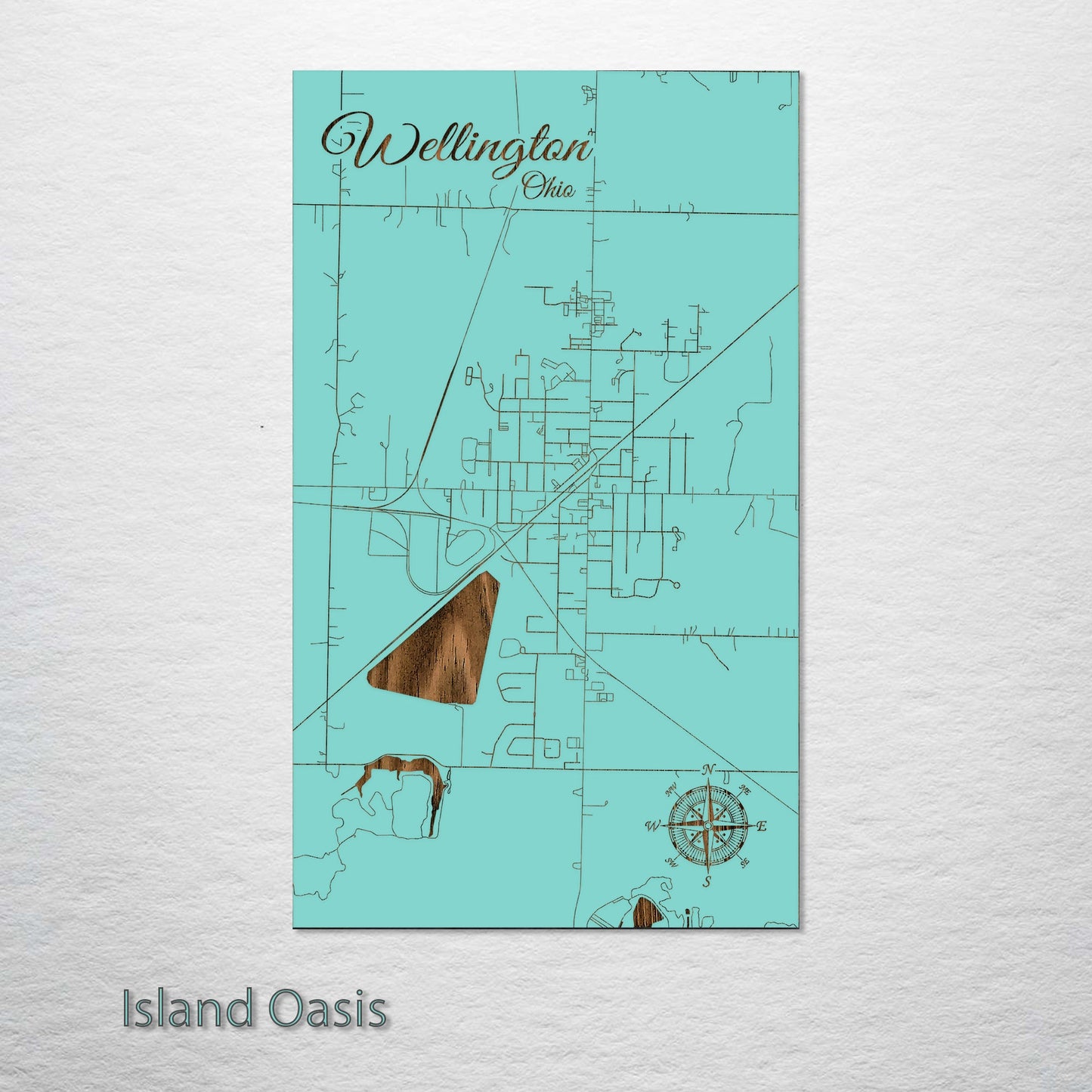 Wellington, Ohio Street Map