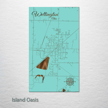 Wellington, Ohio Street Map