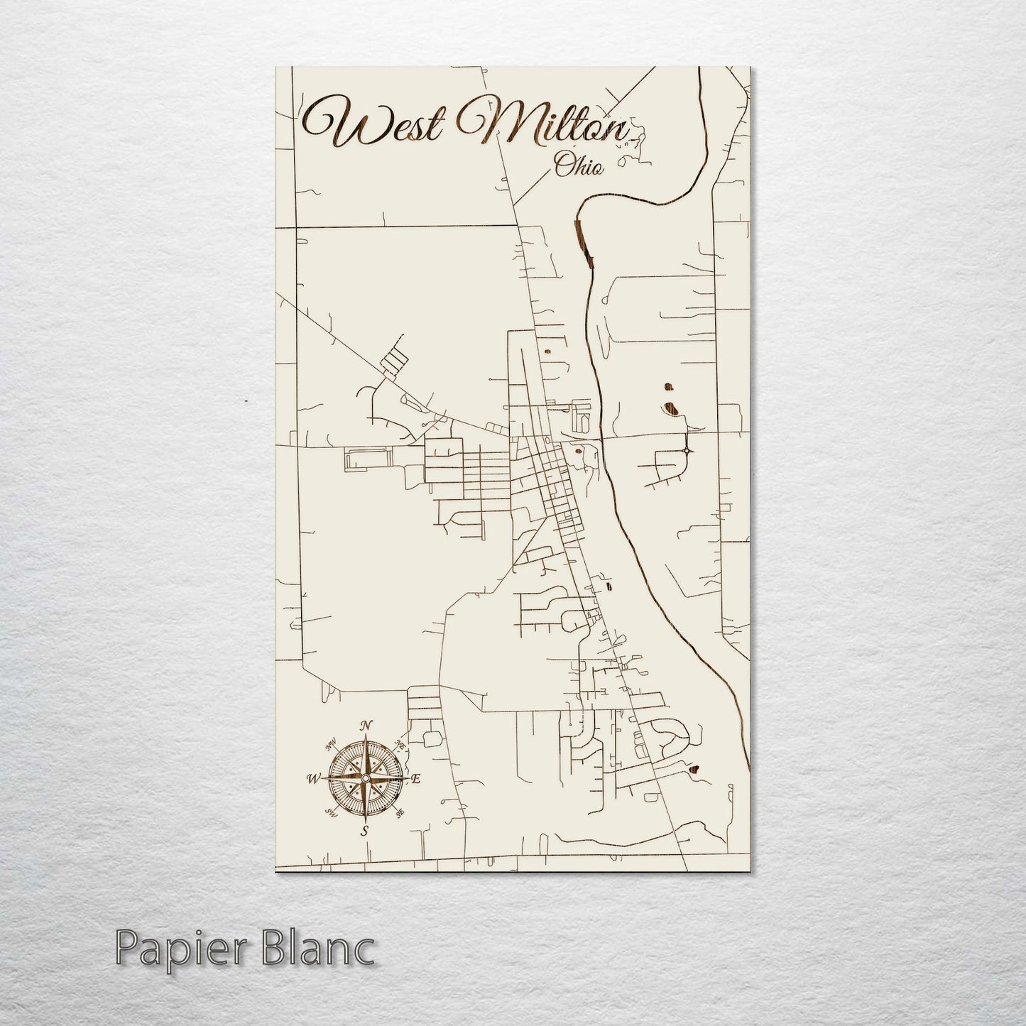 West Milton, Ohio Street Map