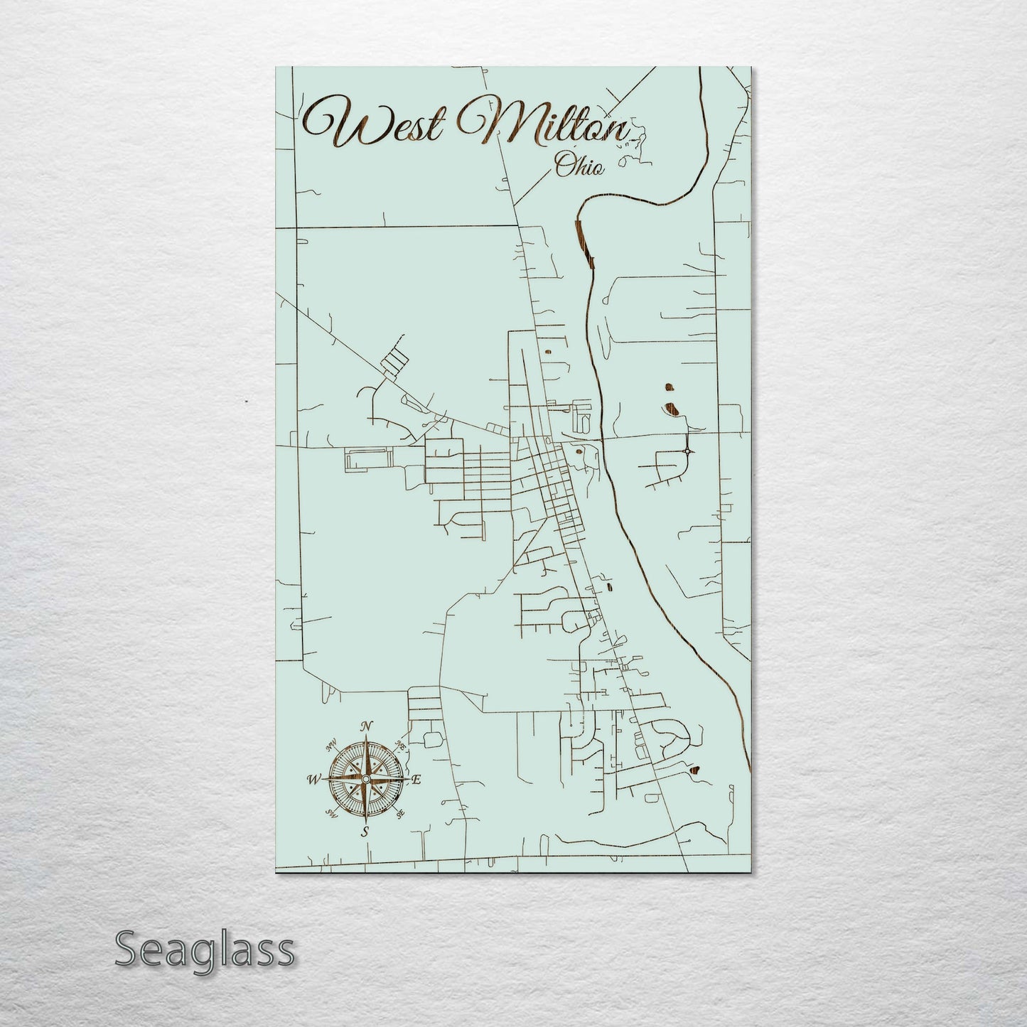 West Milton, Ohio Street Map