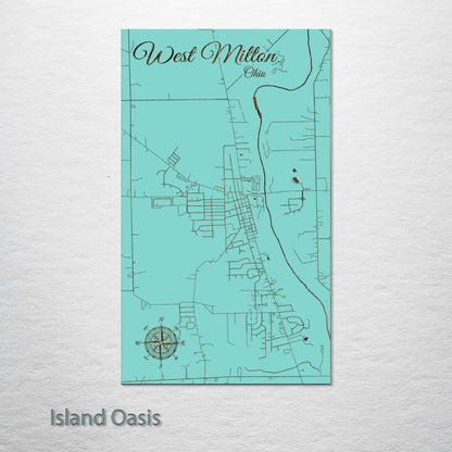 West Milton, Ohio Street Map