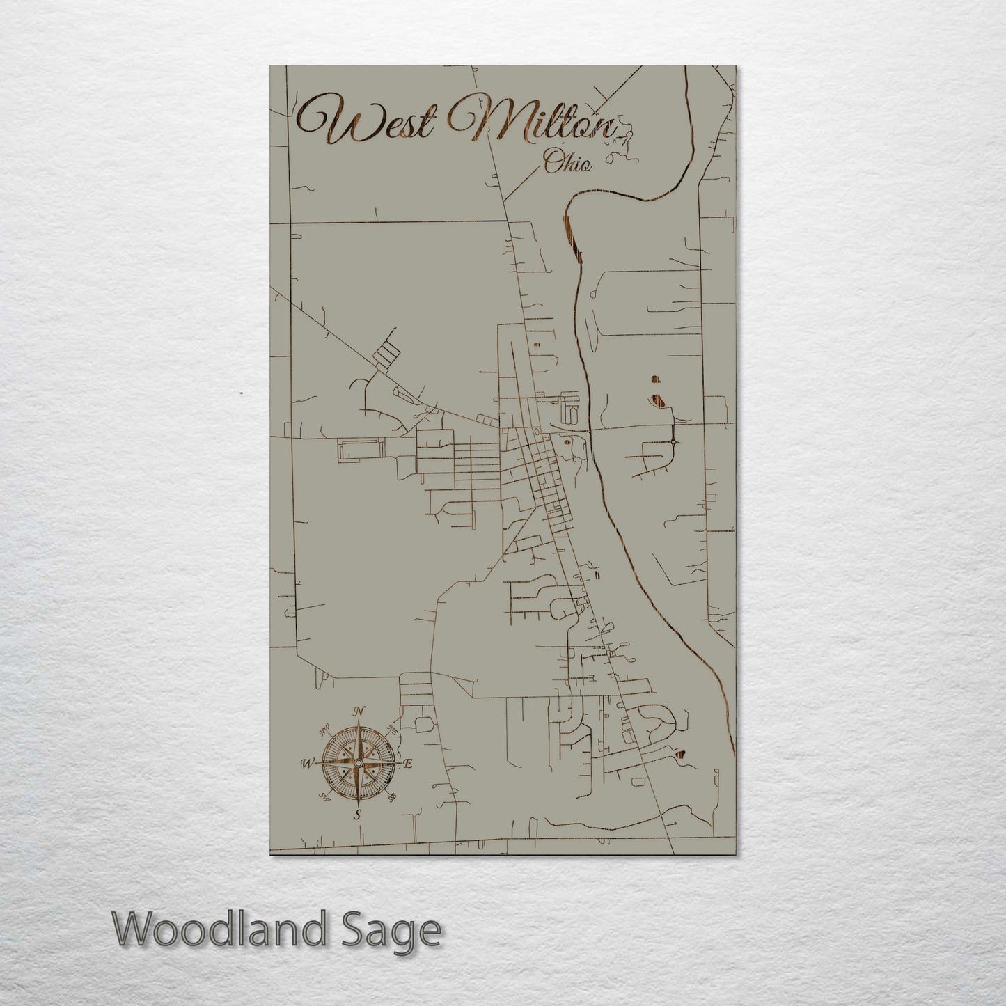 West Milton, Ohio Street Map