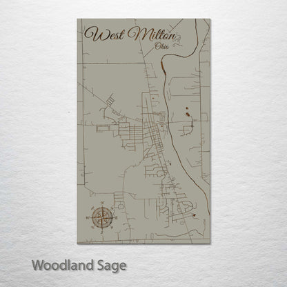 West Milton, Ohio Street Map