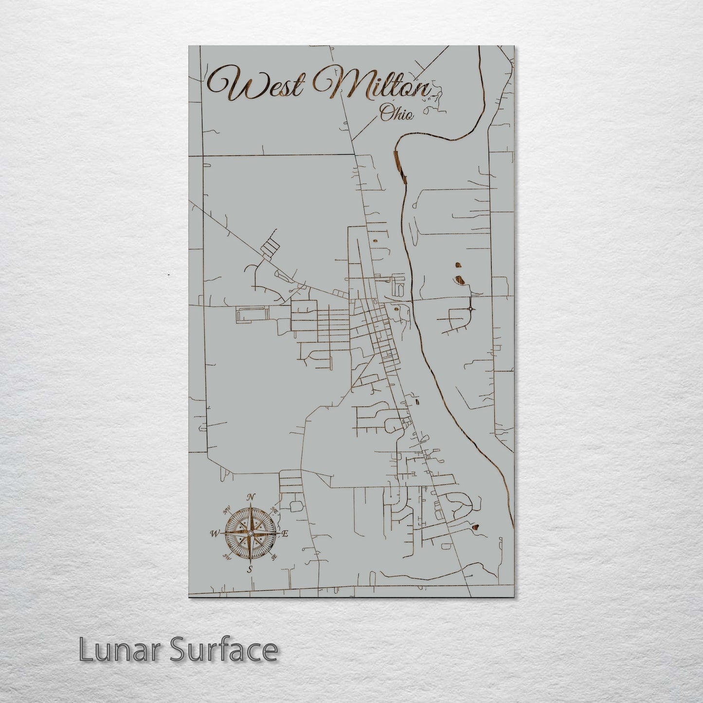 West Milton, Ohio Street Map