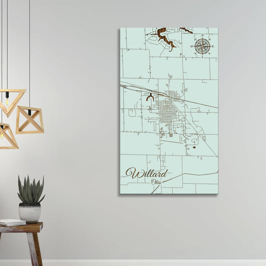 Willard, Ohio Street Map