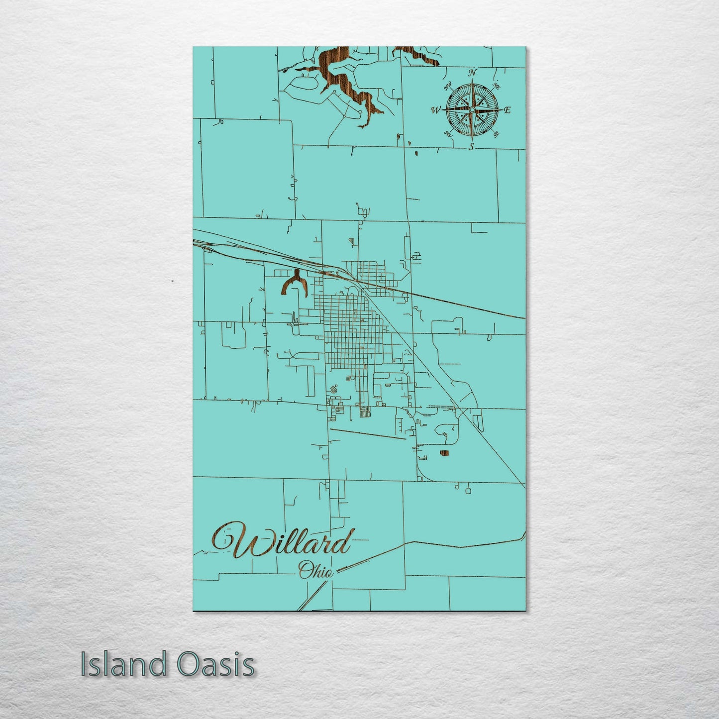 Willard, Ohio Street Map