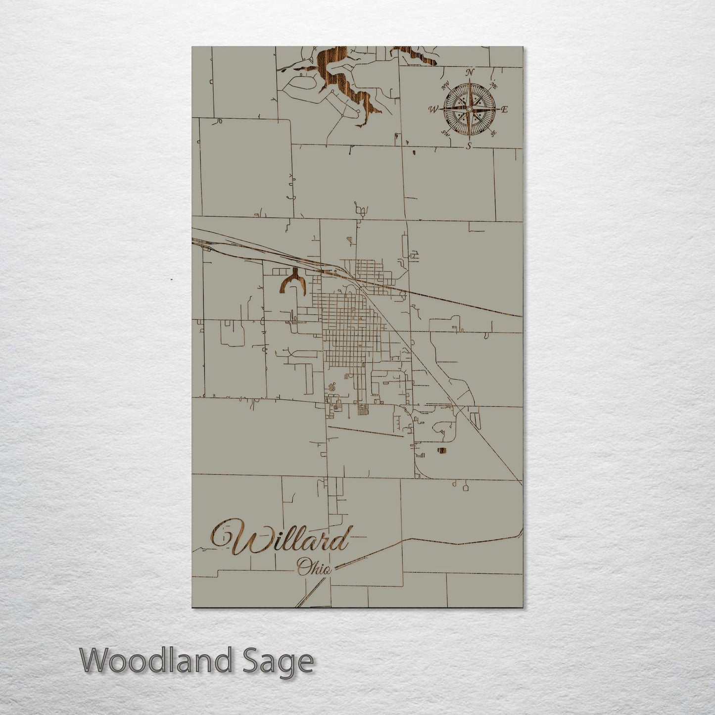 Willard, Ohio Street Map