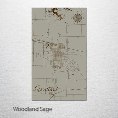 Willard, Ohio Street Map