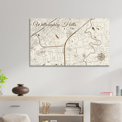 Willoughby Hills, Ohio Street Map