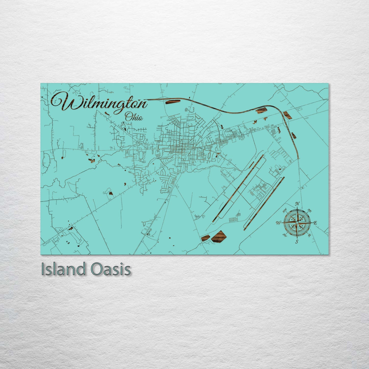 Wilmington, Ohio Street Map