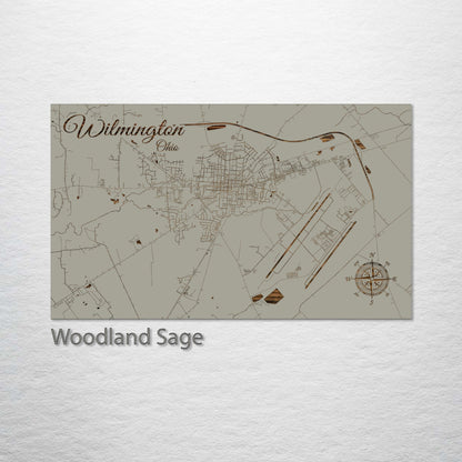 Wilmington, Ohio Street Map