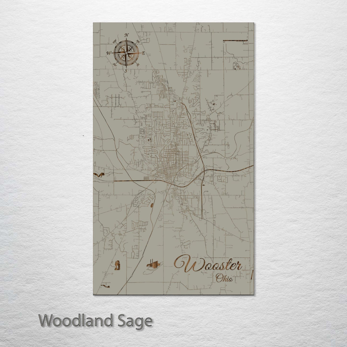 Wooster, Ohio Street Map