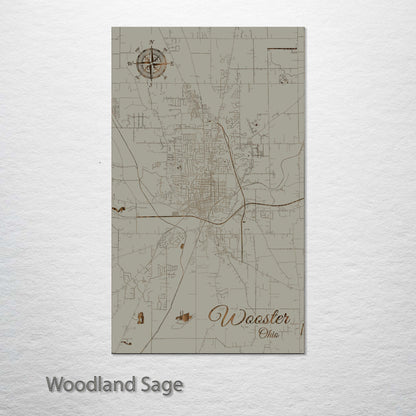Wooster, Ohio Street Map