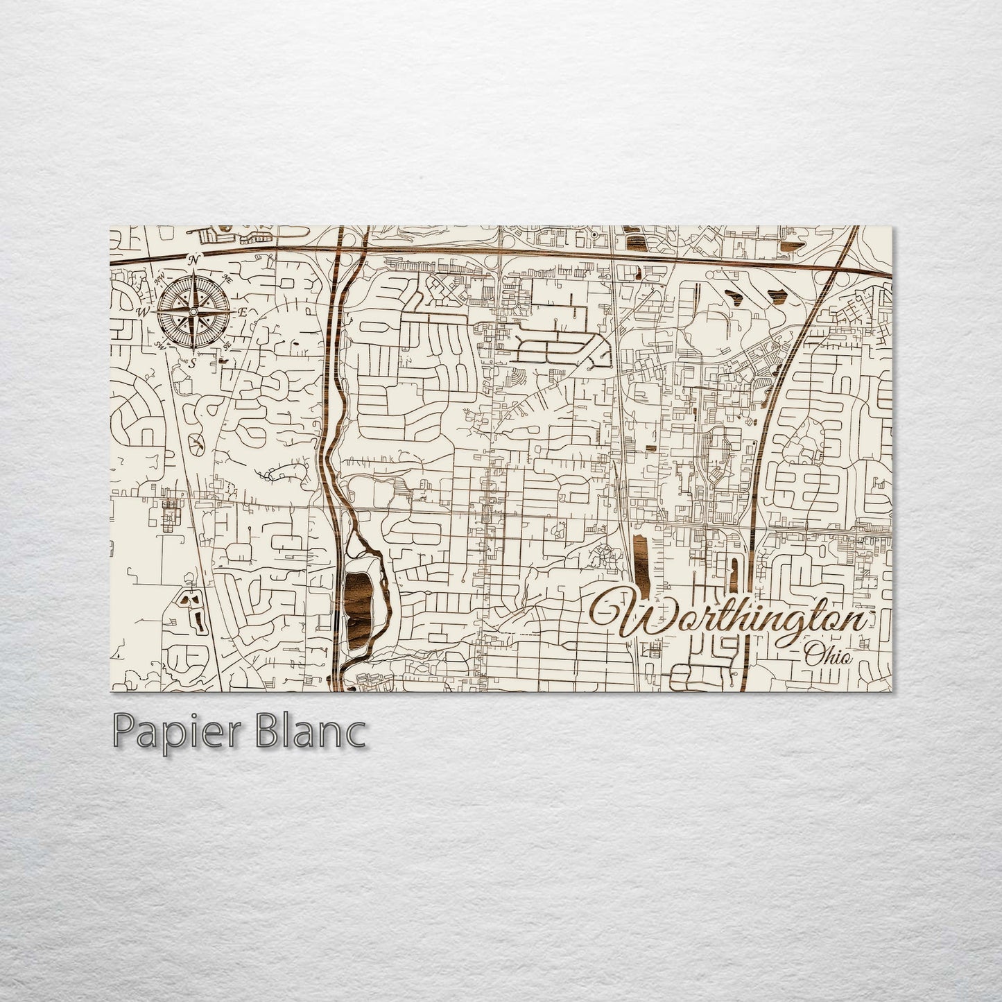 Worthington, Ohio Street Map