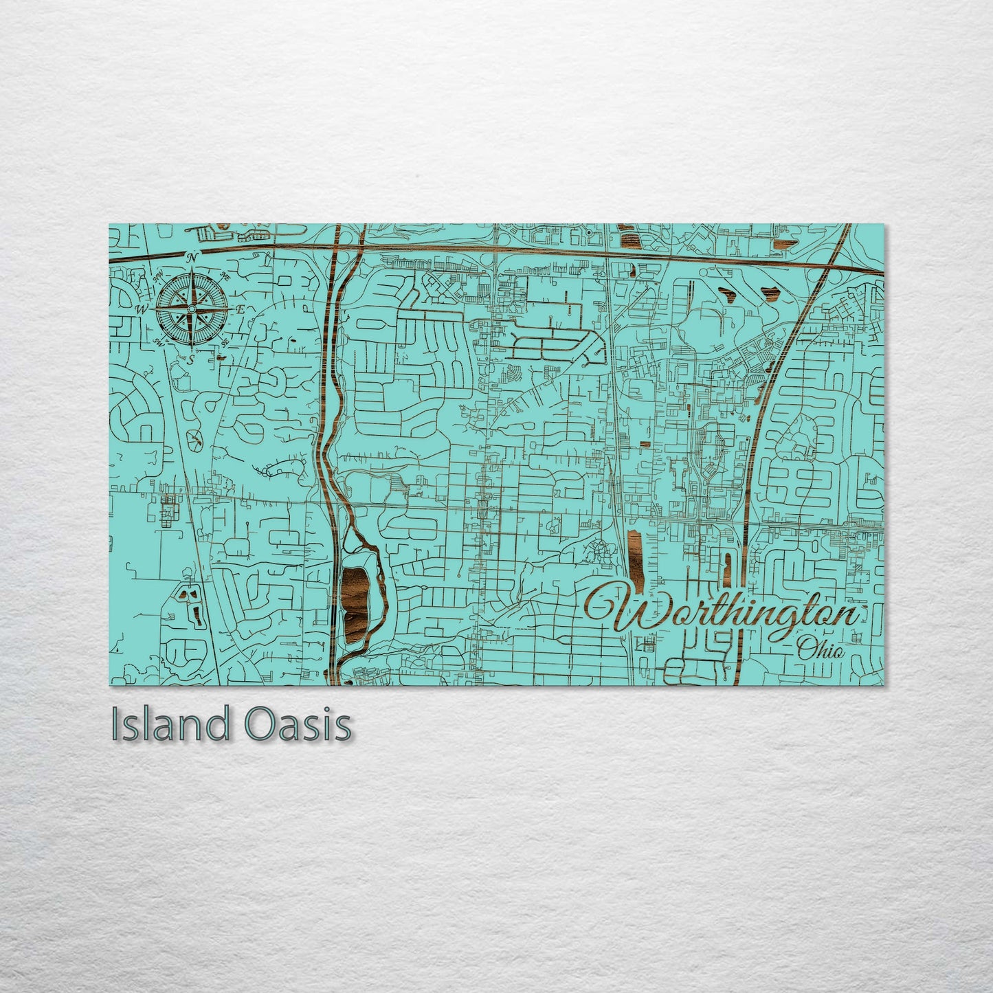 Worthington, Ohio Street Map