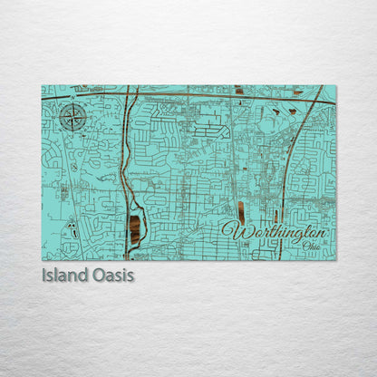 Worthington, Ohio Street Map