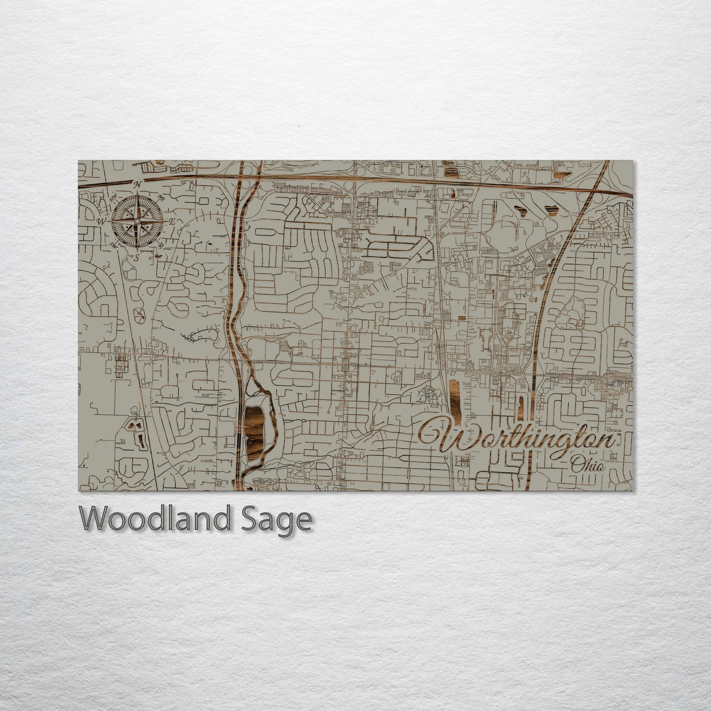 Worthington, Ohio Street Map