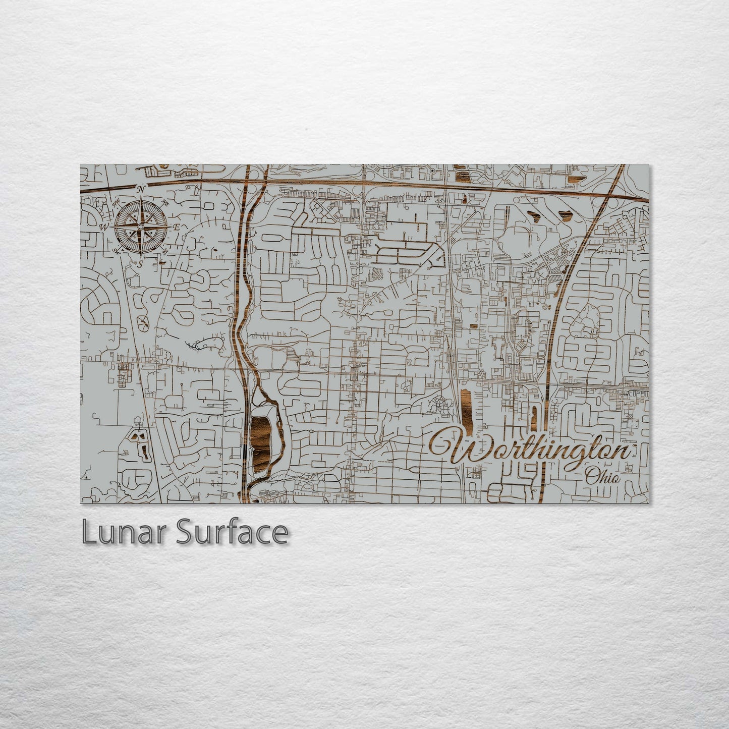 Worthington, Ohio Street Map