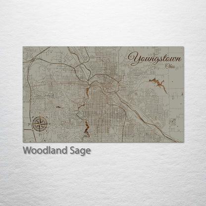 Youngstown, Ohio Street Map