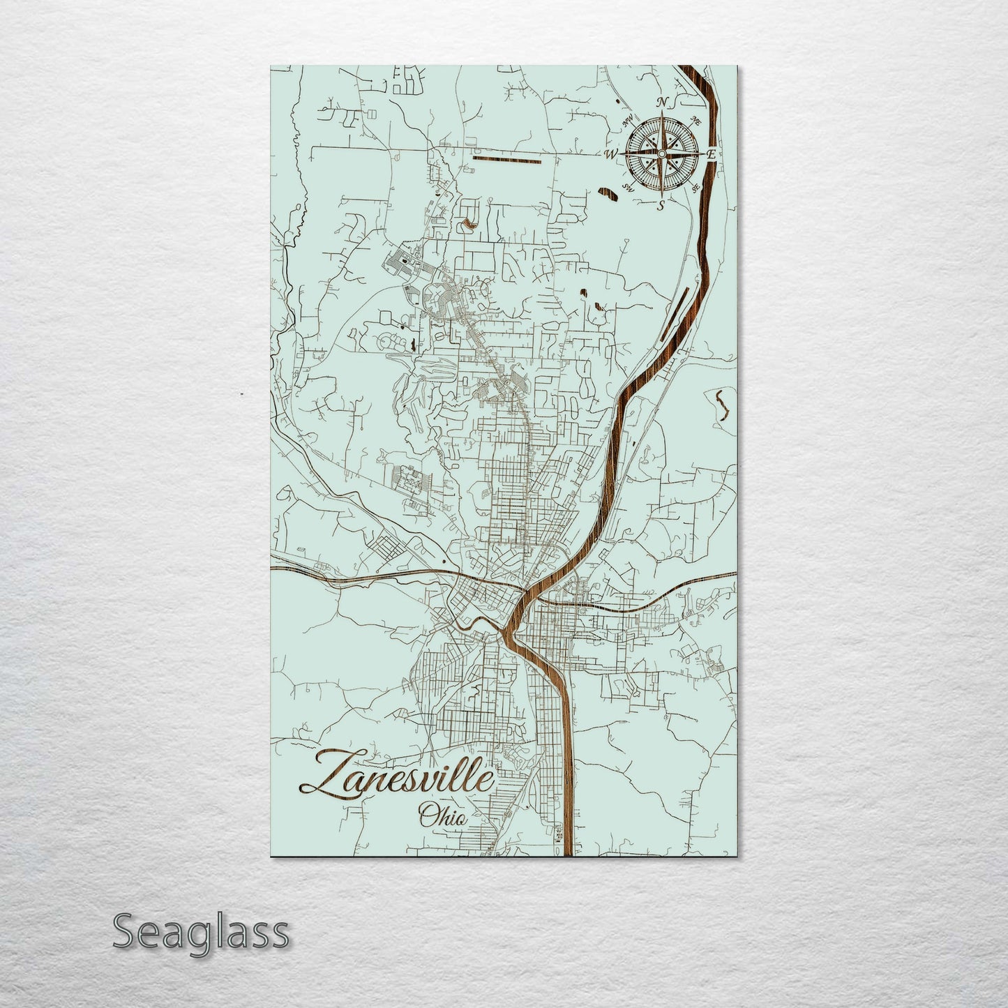 Zanesville, Ohio Street Map