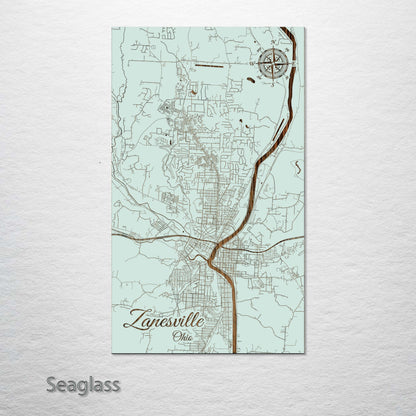Zanesville, Ohio Street Map