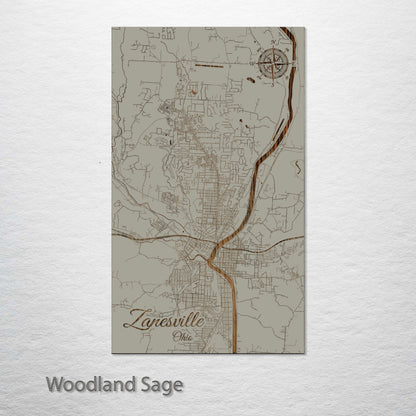 Zanesville, Ohio Street Map