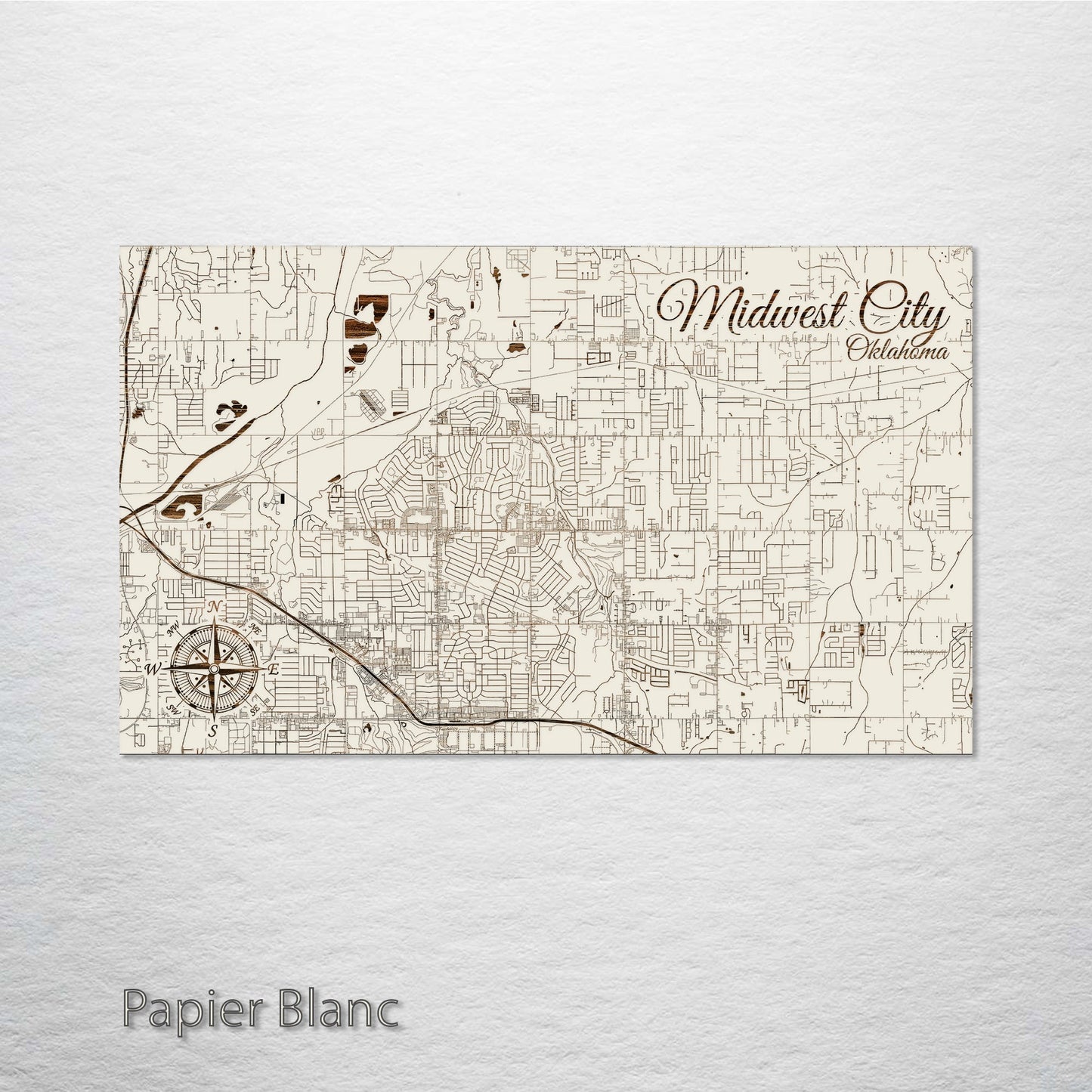 Midwest City, Oklahoma Street Map