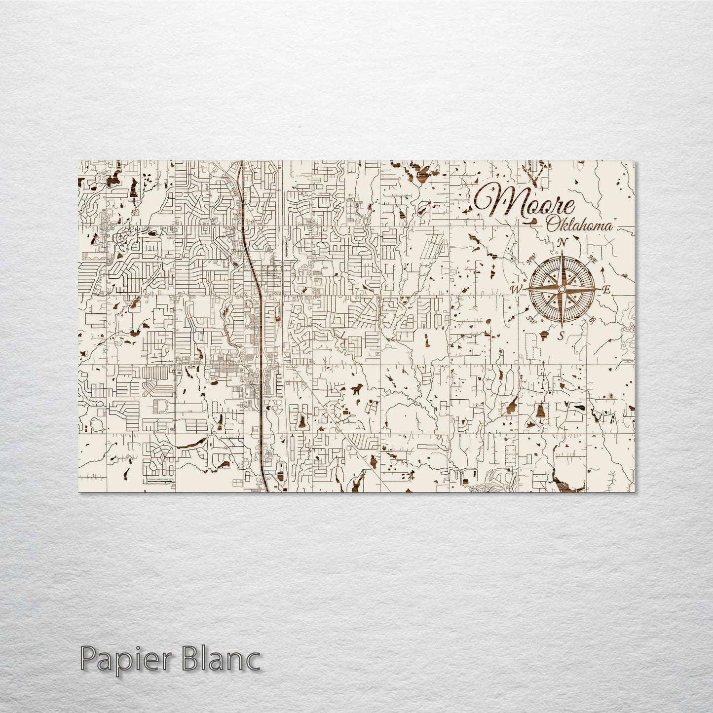 Moore, Oklahoma Street Map