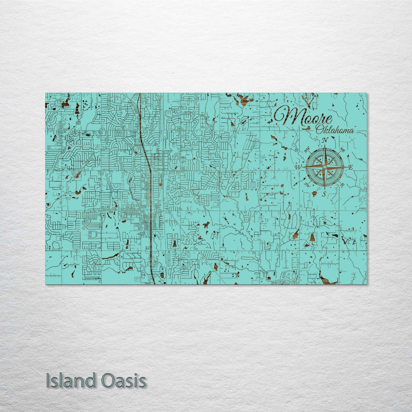 Moore, Oklahoma Street Map