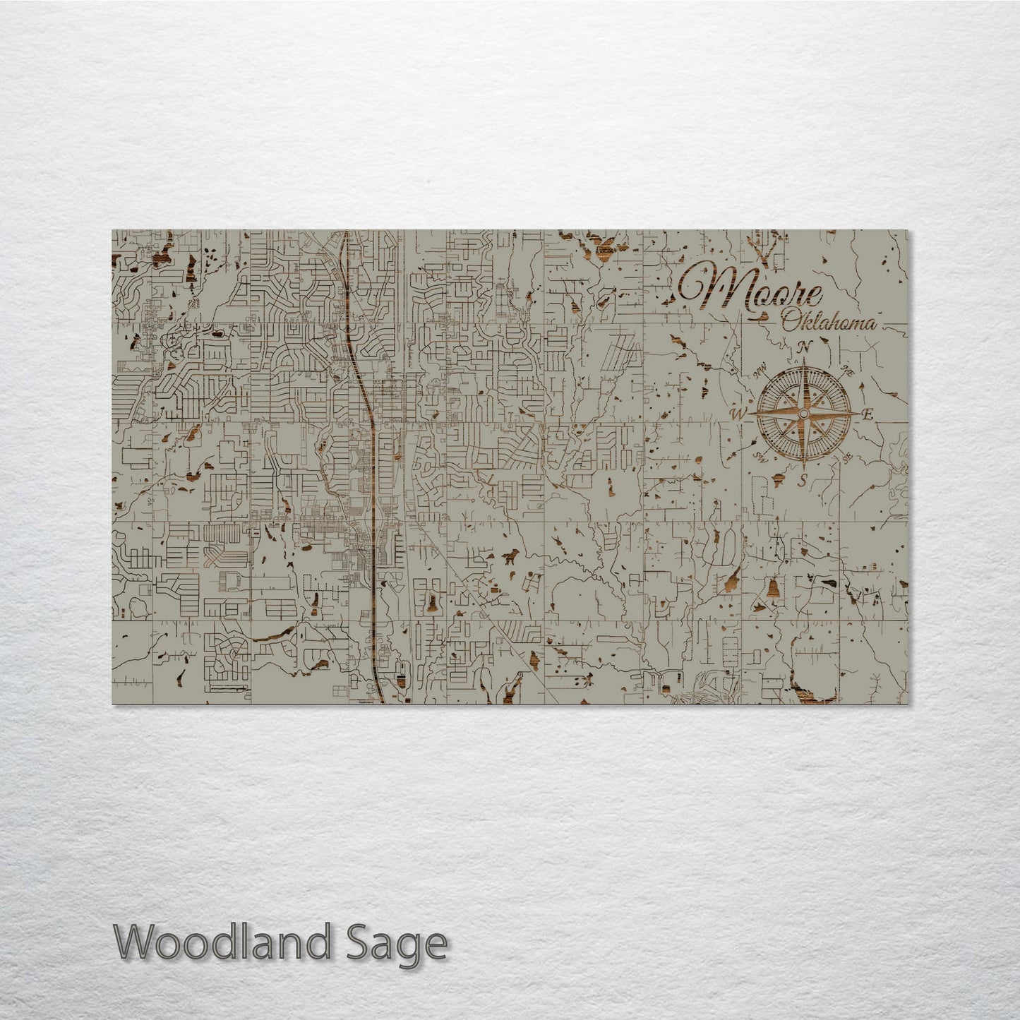 Moore, Oklahoma Street Map