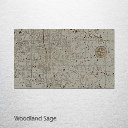 Moore, Oklahoma Street Map