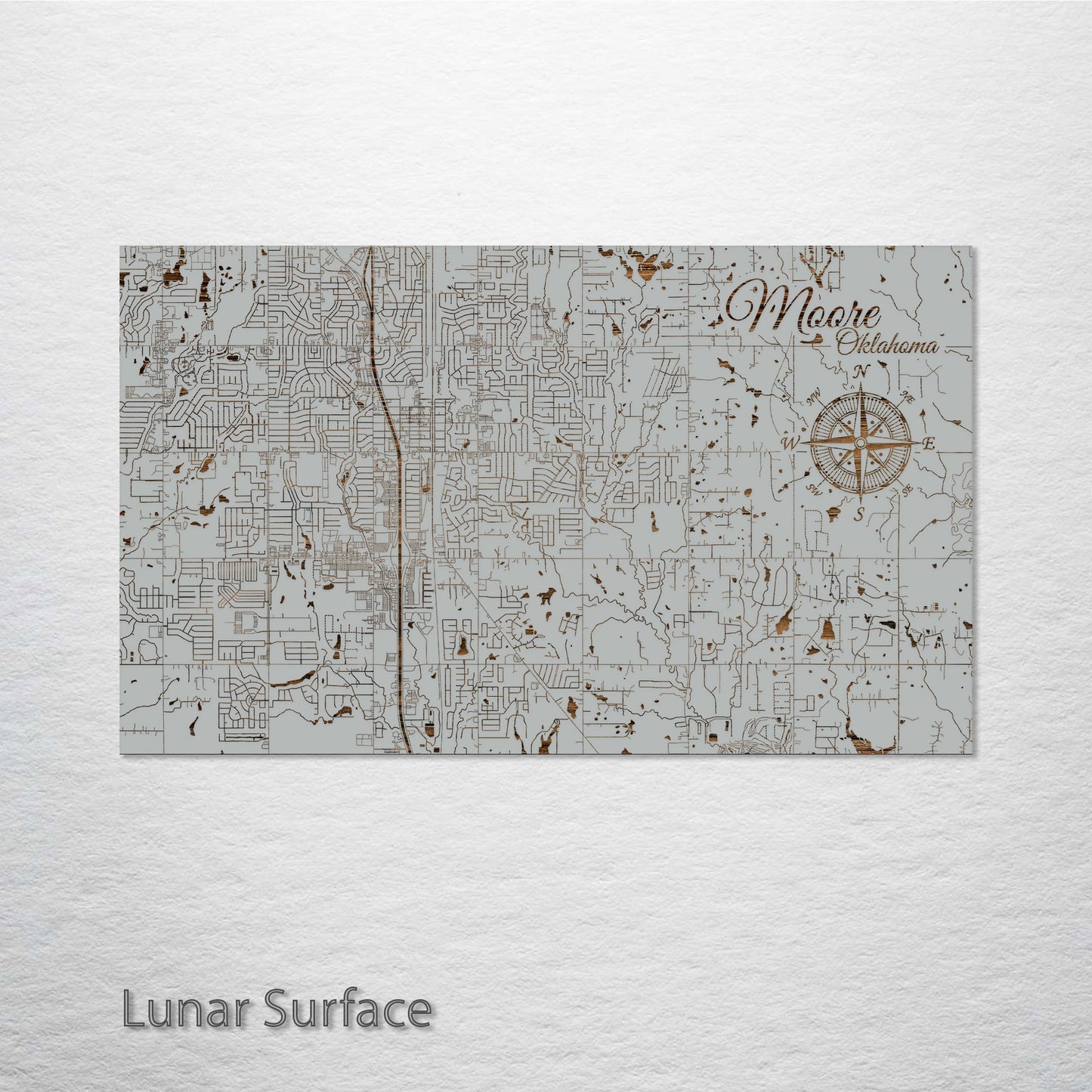 Moore, Oklahoma Street Map