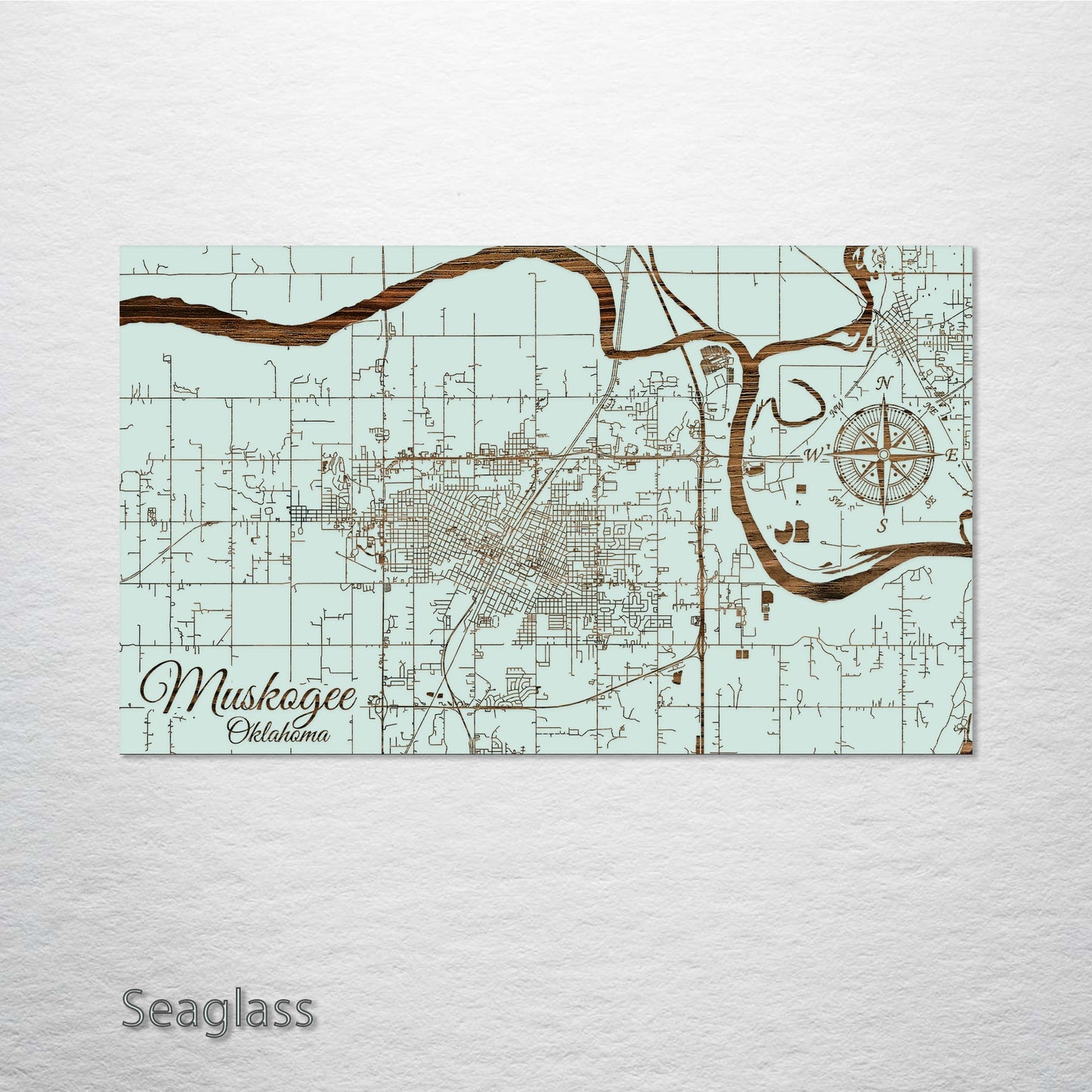 Muskogee, Oklahoma Street Map