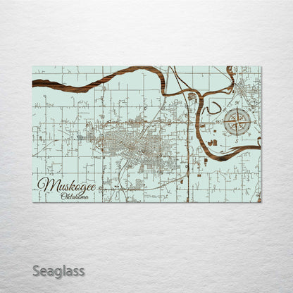 Muskogee, Oklahoma Street Map