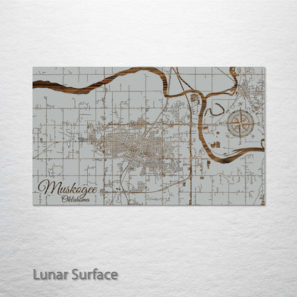 Muskogee, Oklahoma Street Map