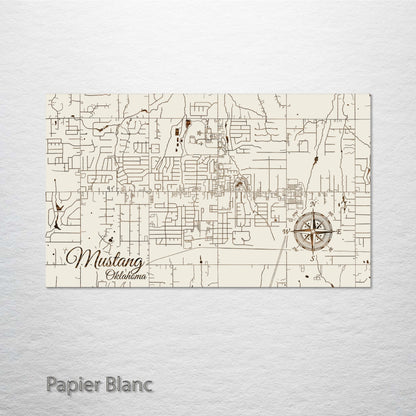 Mustang, Oklahoma Street Map