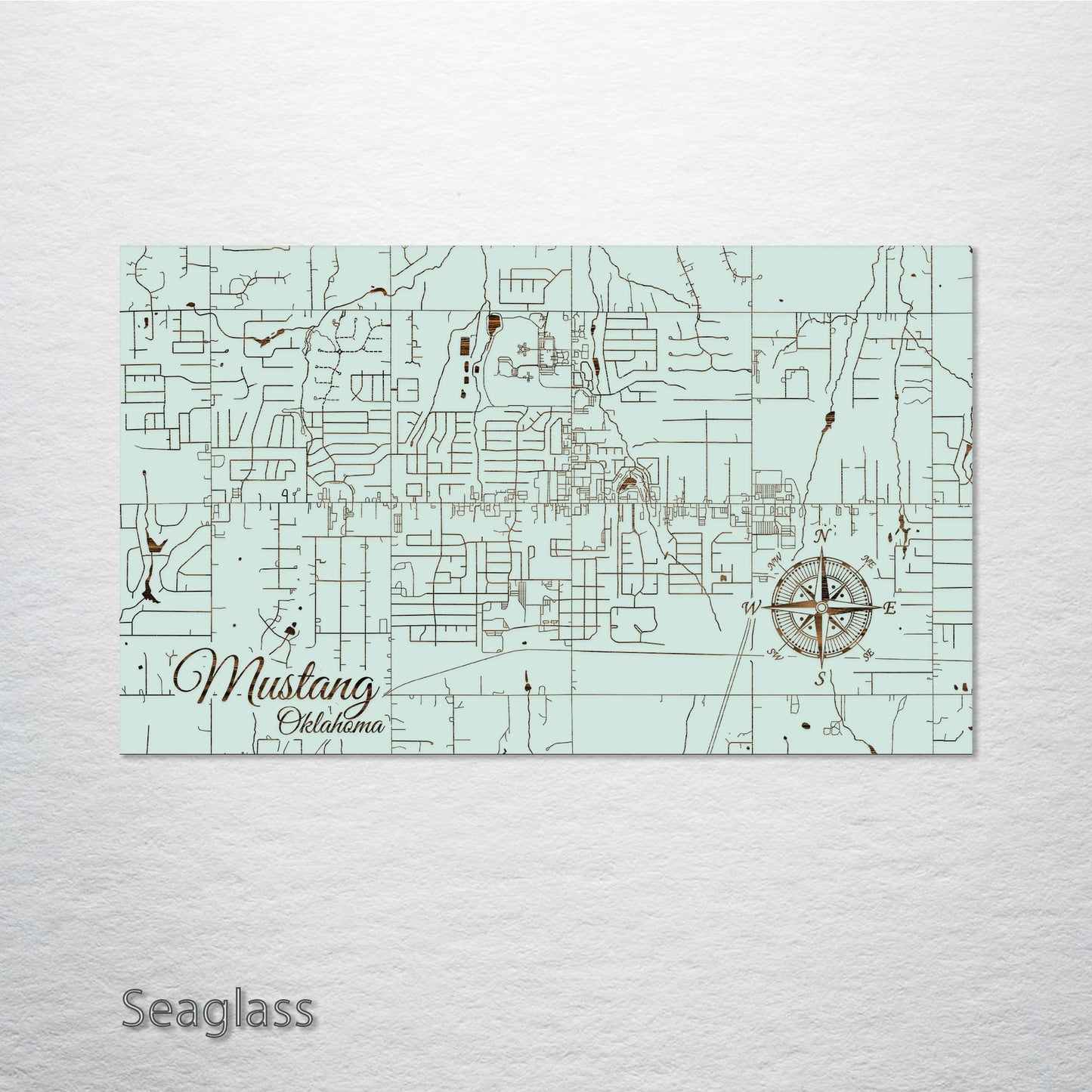 Mustang, Oklahoma Street Map