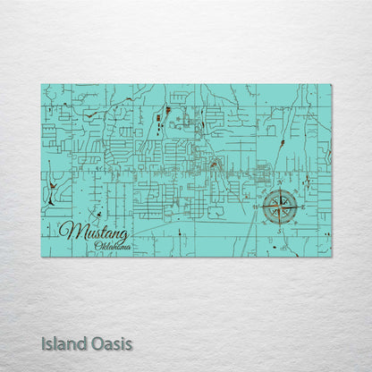 Mustang, Oklahoma Street Map