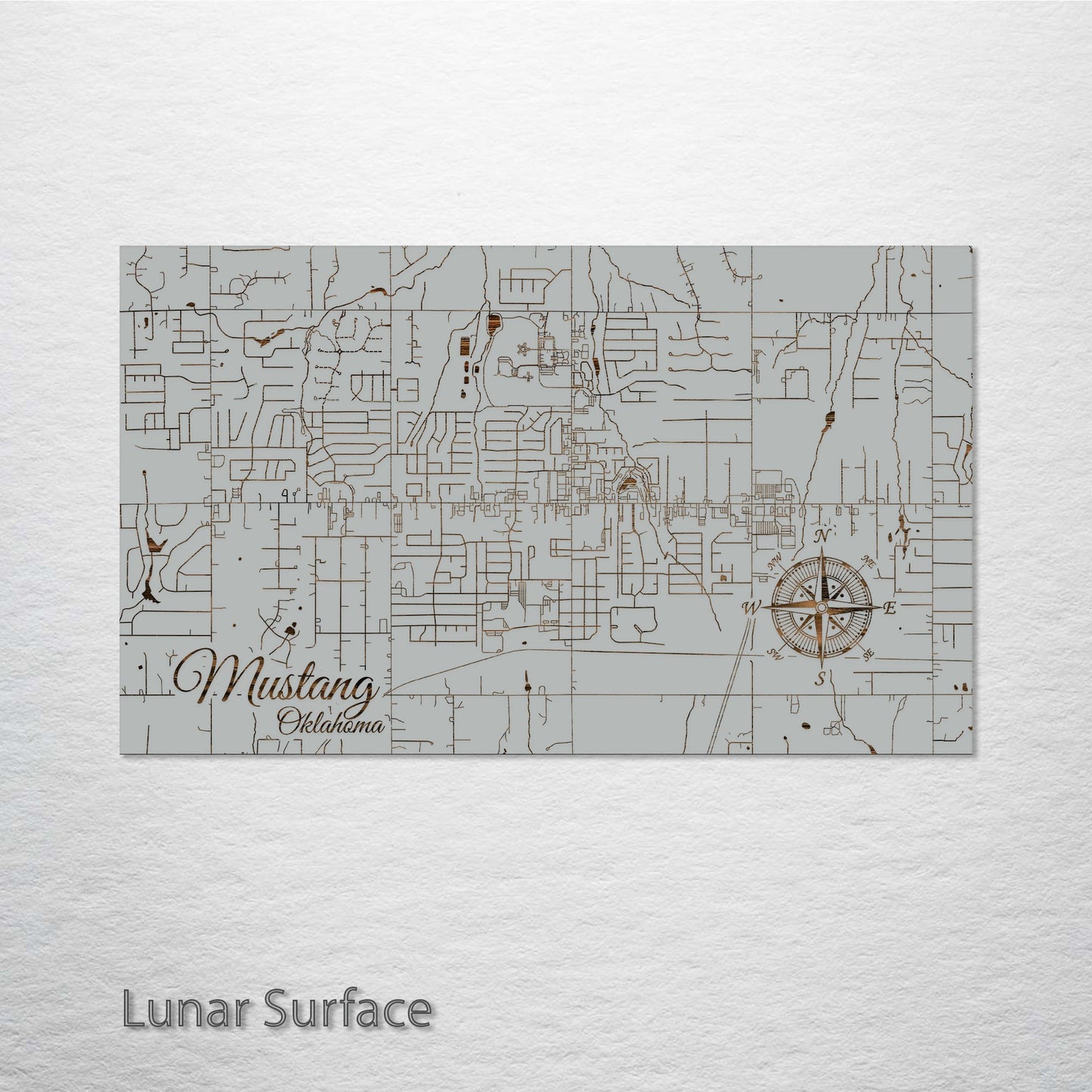 Mustang, Oklahoma Street Map